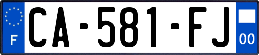 CA-581-FJ