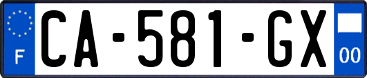 CA-581-GX