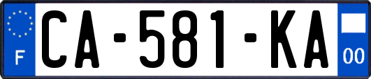 CA-581-KA