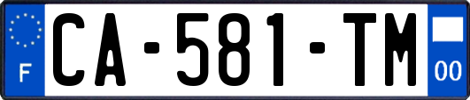 CA-581-TM