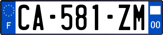 CA-581-ZM