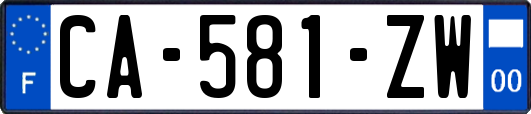 CA-581-ZW