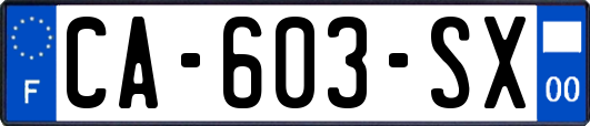 CA-603-SX