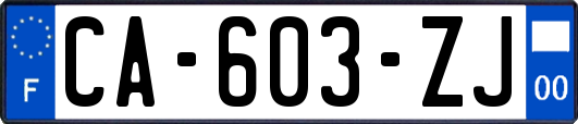 CA-603-ZJ