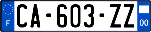 CA-603-ZZ