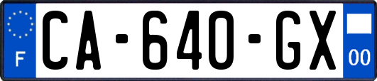 CA-640-GX