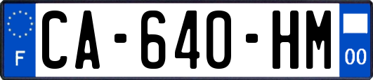 CA-640-HM