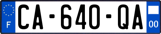 CA-640-QA