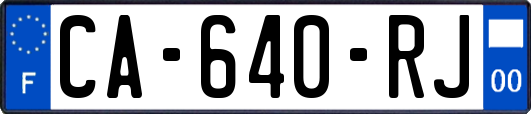 CA-640-RJ