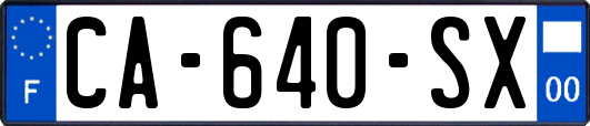 CA-640-SX