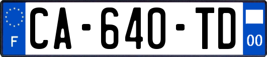 CA-640-TD