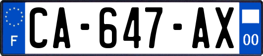 CA-647-AX