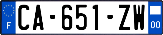 CA-651-ZW