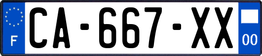 CA-667-XX