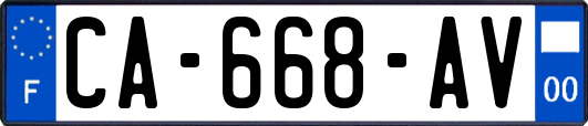 CA-668-AV