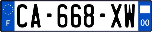 CA-668-XW