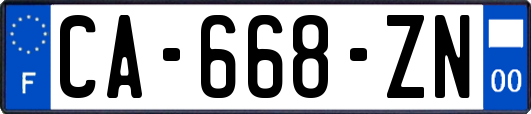 CA-668-ZN