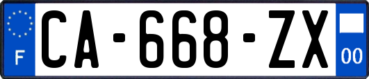 CA-668-ZX