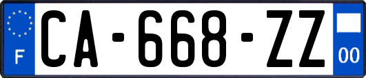 CA-668-ZZ