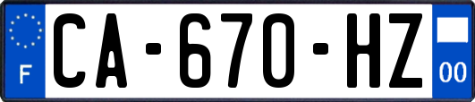 CA-670-HZ