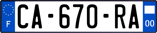 CA-670-RA