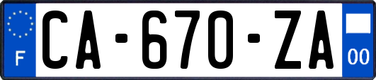 CA-670-ZA