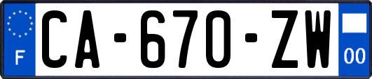 CA-670-ZW