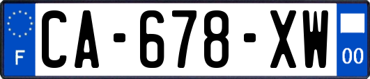 CA-678-XW