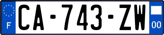 CA-743-ZW