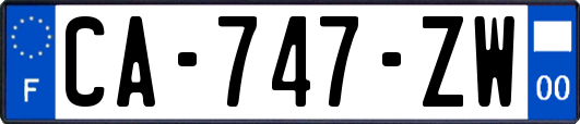 CA-747-ZW