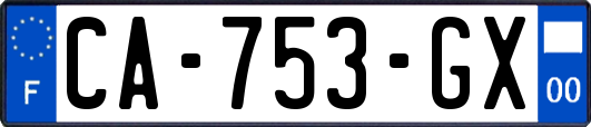 CA-753-GX