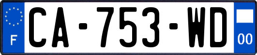 CA-753-WD