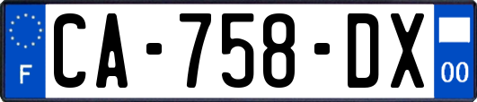 CA-758-DX
