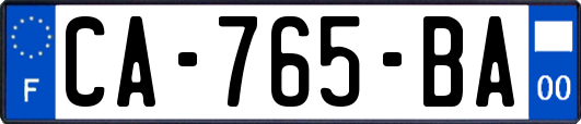 CA-765-BA