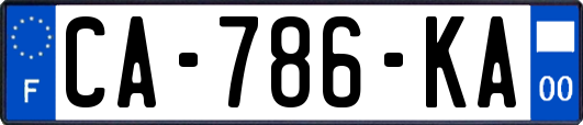 CA-786-KA