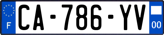 CA-786-YV