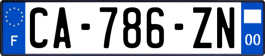 CA-786-ZN