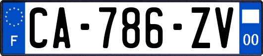 CA-786-ZV