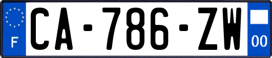 CA-786-ZW