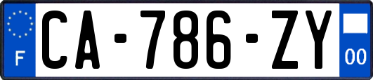 CA-786-ZY