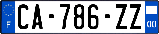 CA-786-ZZ