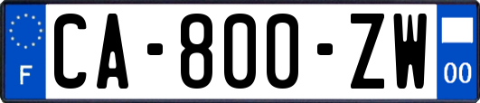 CA-800-ZW