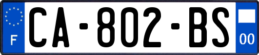 CA-802-BS