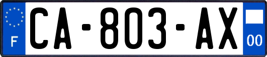 CA-803-AX