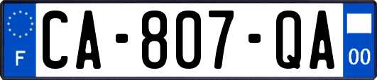 CA-807-QA