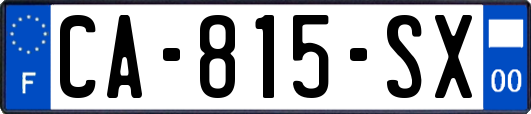 CA-815-SX