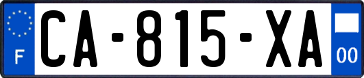 CA-815-XA
