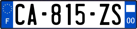 CA-815-ZS