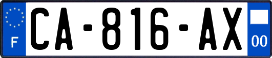 CA-816-AX