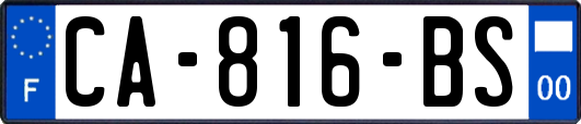 CA-816-BS